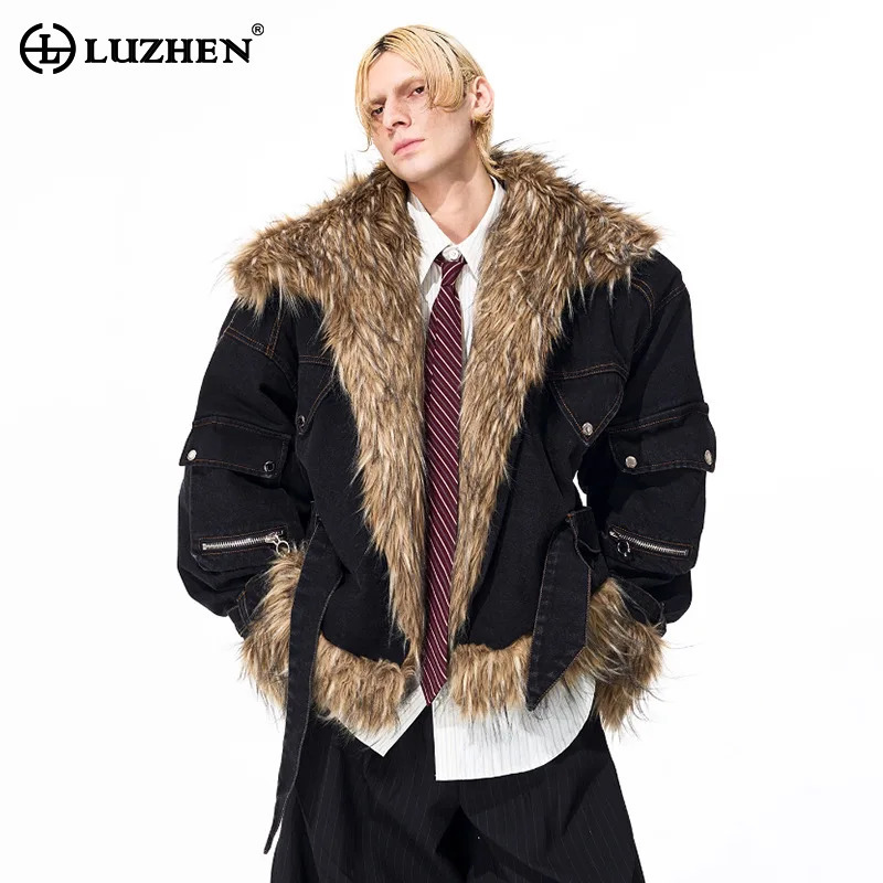 Mens Fashion Winter 2025 - LUZHEN موضة شخصية فو الفراء الربط