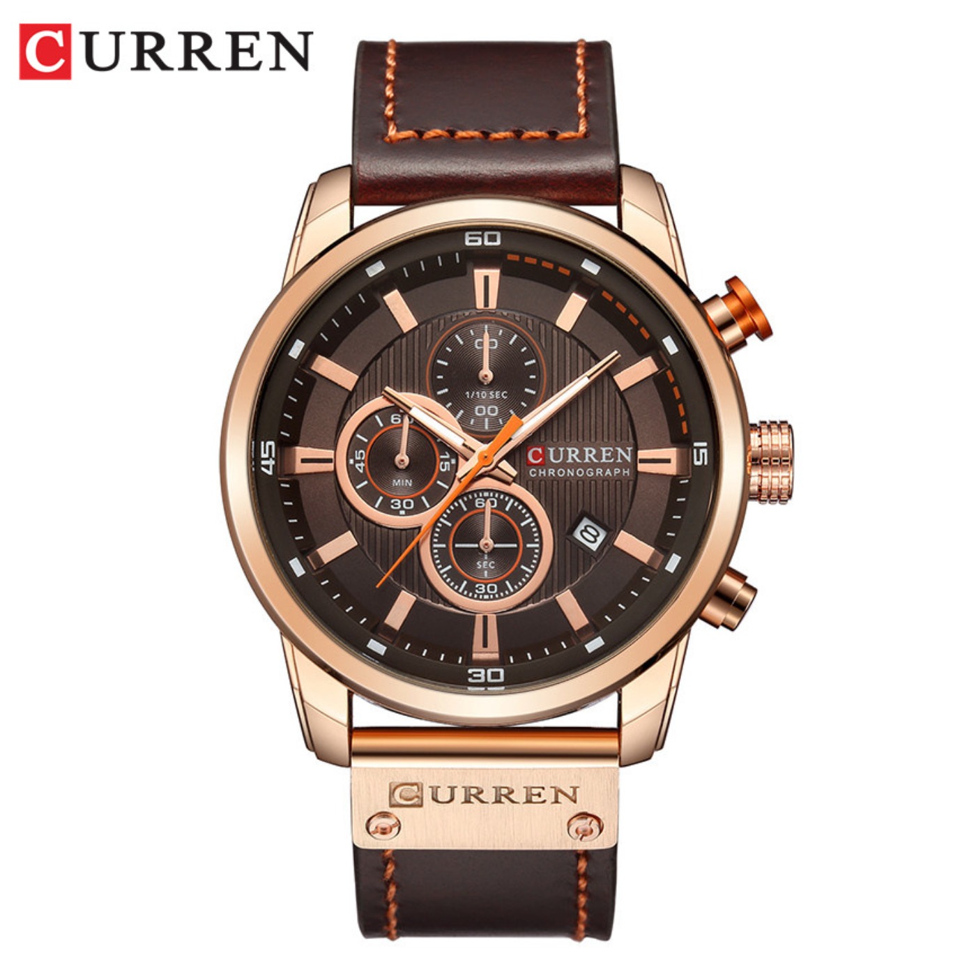 Men'S Fashion Luxury Brands - ساعات رجالية كوارتز أنيقة من CURREN،