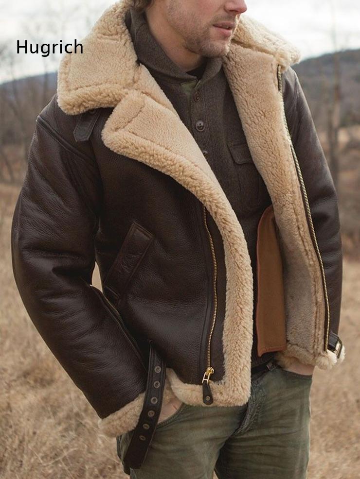 Bomber Jacket Men - جاكيت طيار رجالي B3 من الجلد