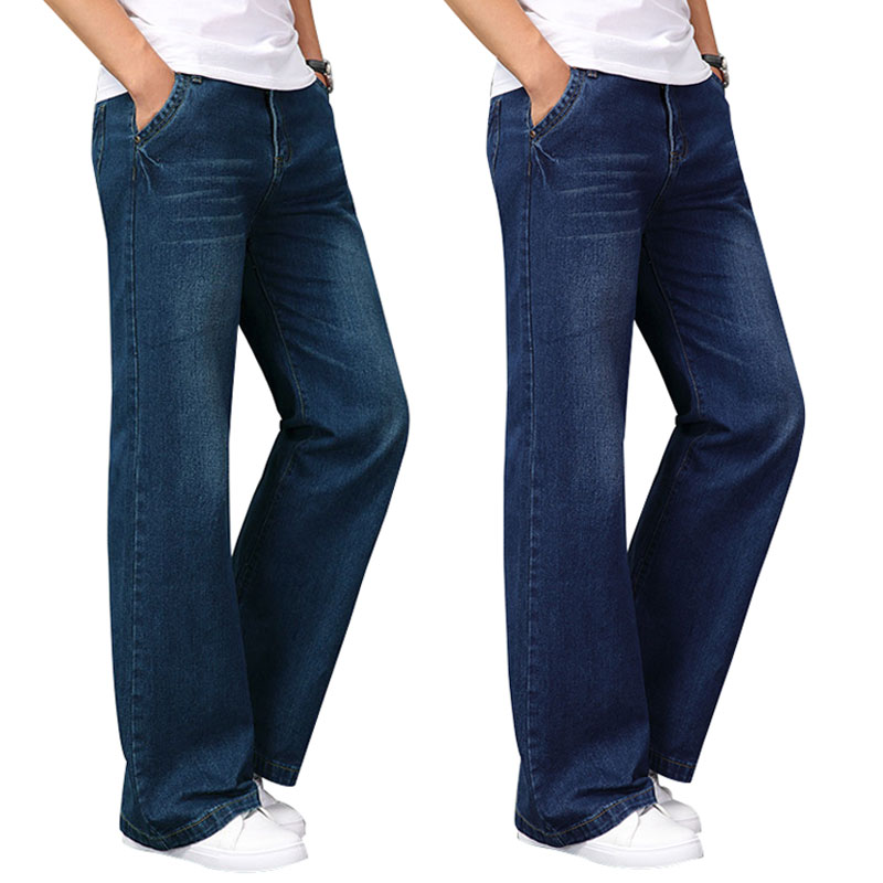 Men'S Fashion Jeans And Boots - بنطلون جينز رجالي واسع ، ملابس