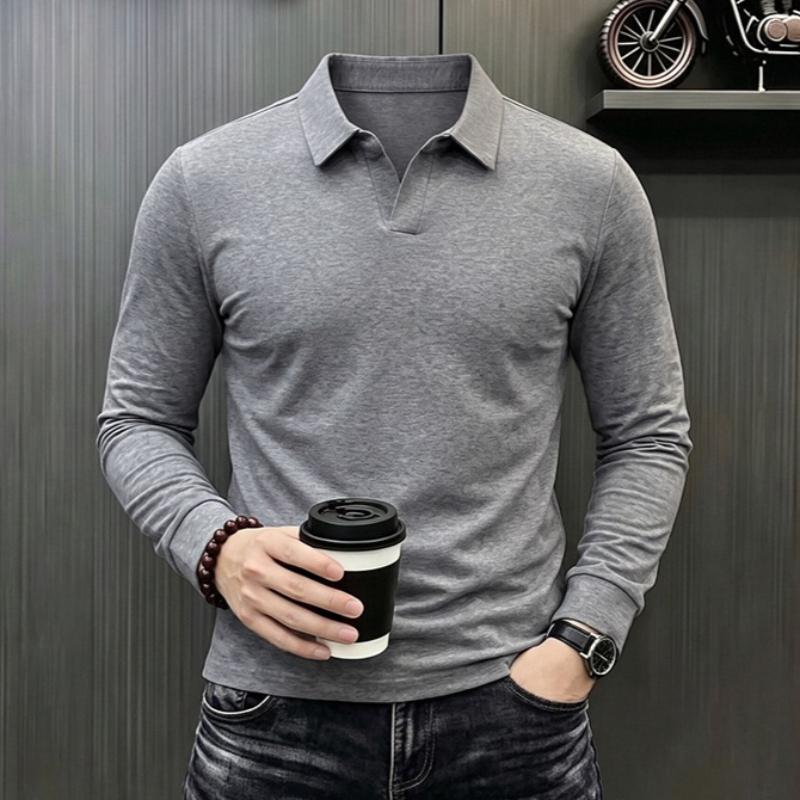 Men'S Fashion Trends - قميص رجالي بأكمام طويلة للأعمال والملابس