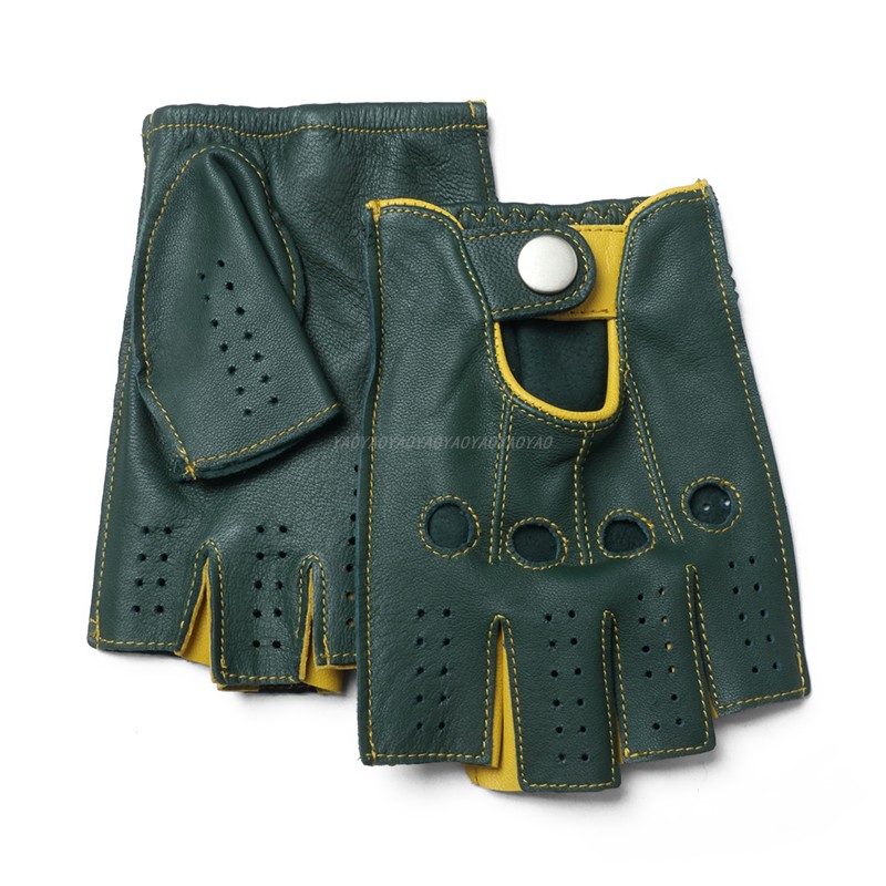 Driving Gloves Leather - قفازات رجالية عالية الجودة من الجلد