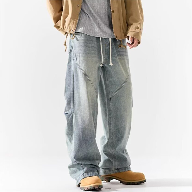 Men'S Fashion Jeans And Boots - بنطلون جينز رجالي كلاسيكي بقصة مستقيمة