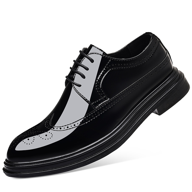 أحذية رجالية رسمية من الجلد ال - مراجعة Oxford Shoes Brogue وسعره