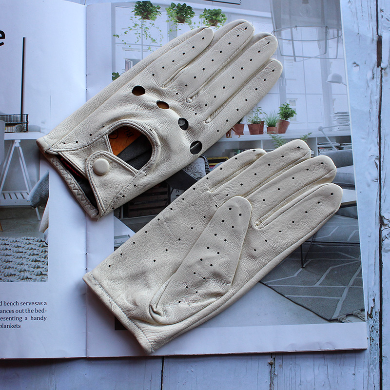 قفازات نسائية صيفية جلدية كامل - مراجعة Driving Gloves Leather وسعره