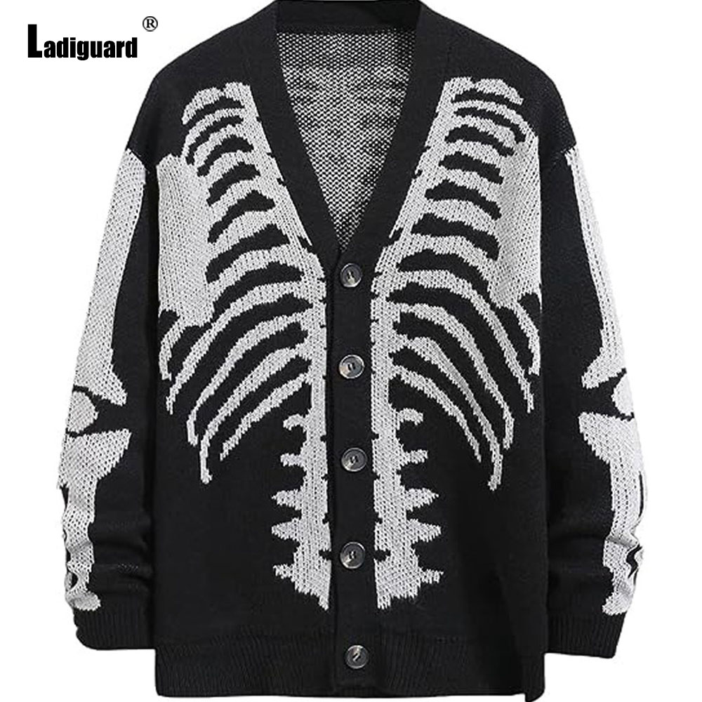 Laidguard-سترة رجالية محبوكة ب - مراجعة Men'S Fashion V Neck Sweater وسعره