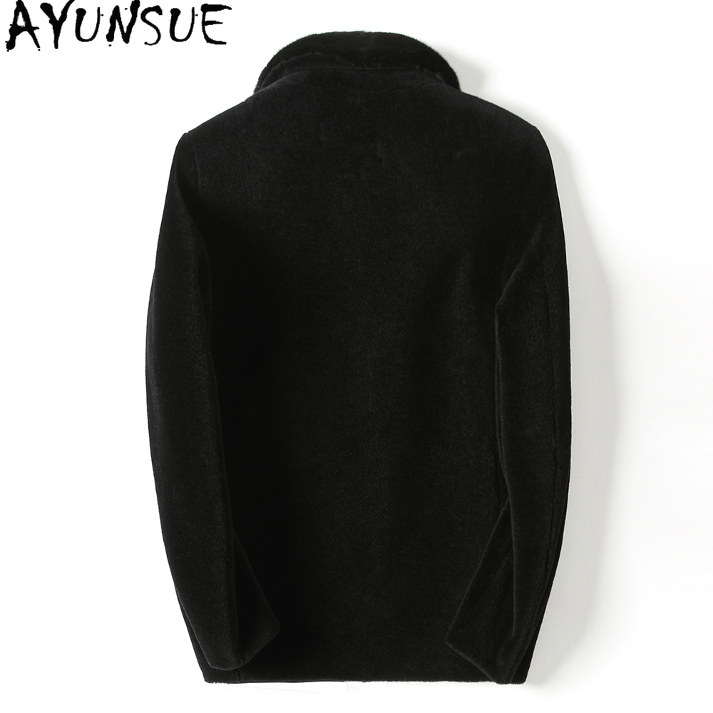 AYUNSUE معاطف صوف غير رسمية 10 - مراجعة Mens Fashion Winter 2025 وسعره