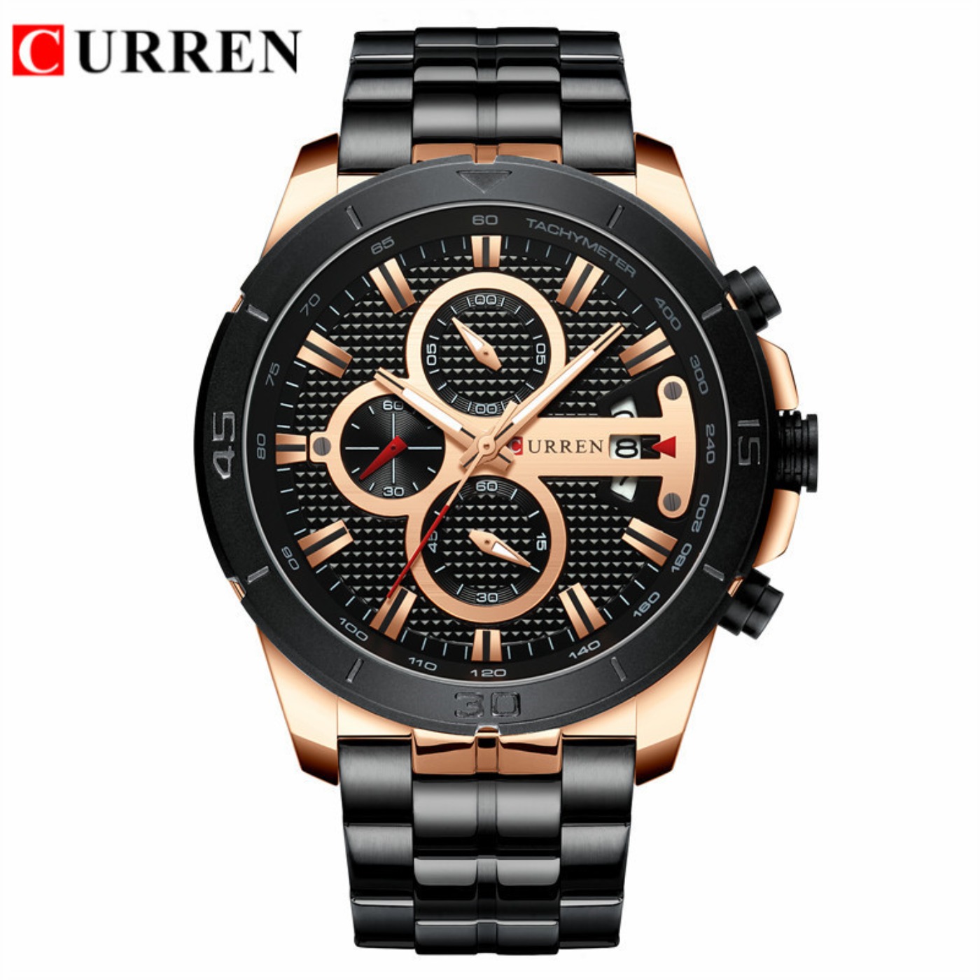 ساعة CURREN للرجال مقاومة للما - مراجعة Men'S Fashion Luxury Brands وسعره
