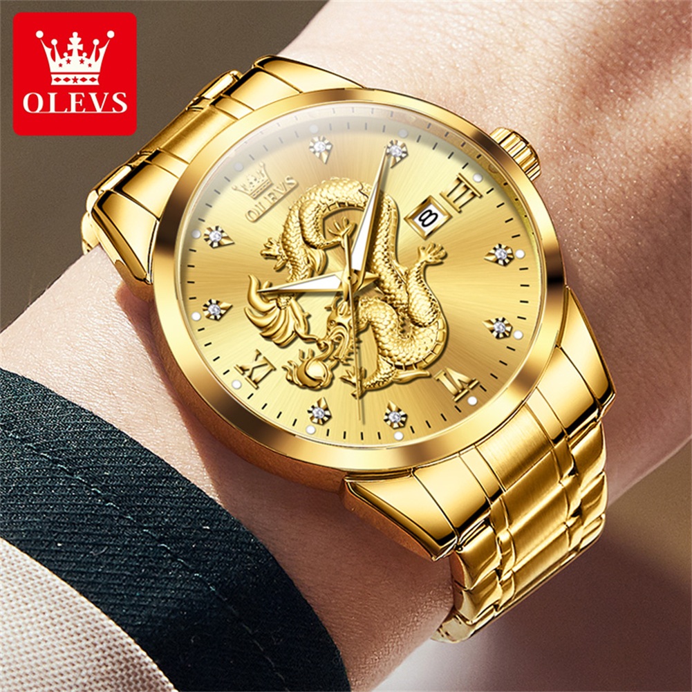 OLEVS 3619 ساعة رجالية فاخرة س - مراجعة Mens Fashion In 1920 وسعره