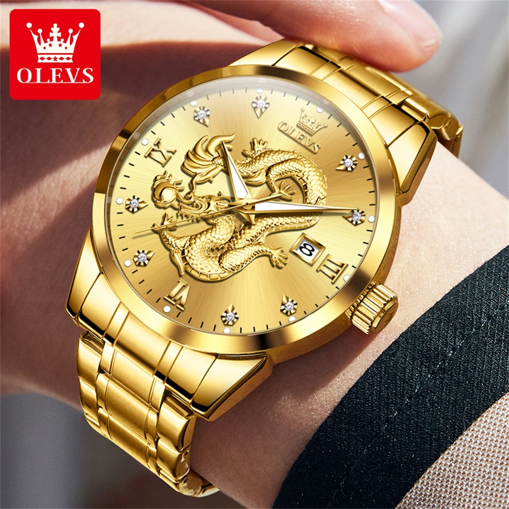 OLEVS 3619 ساعة رجالية فاخرة س - مراجعة Mens Fashion In 1920 وسعره