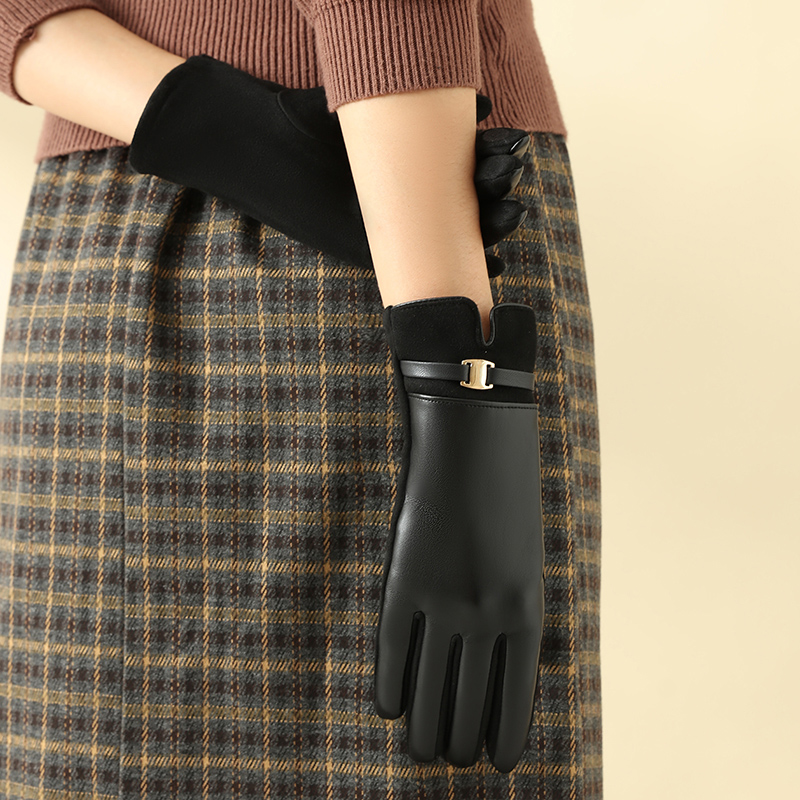 زوج واحد من القفازات للنساء في - مراجعة Driving Gloves Leather وسعره