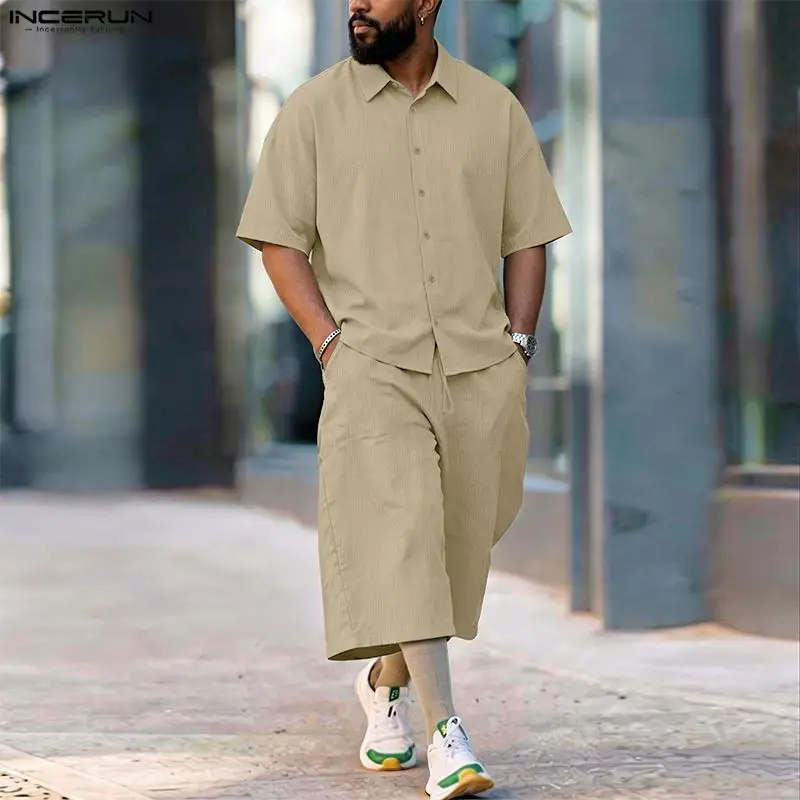 طقم رجالي من INCERUN، قميص بأك - مراجعة Men'S Fashion For 2026 وسعره