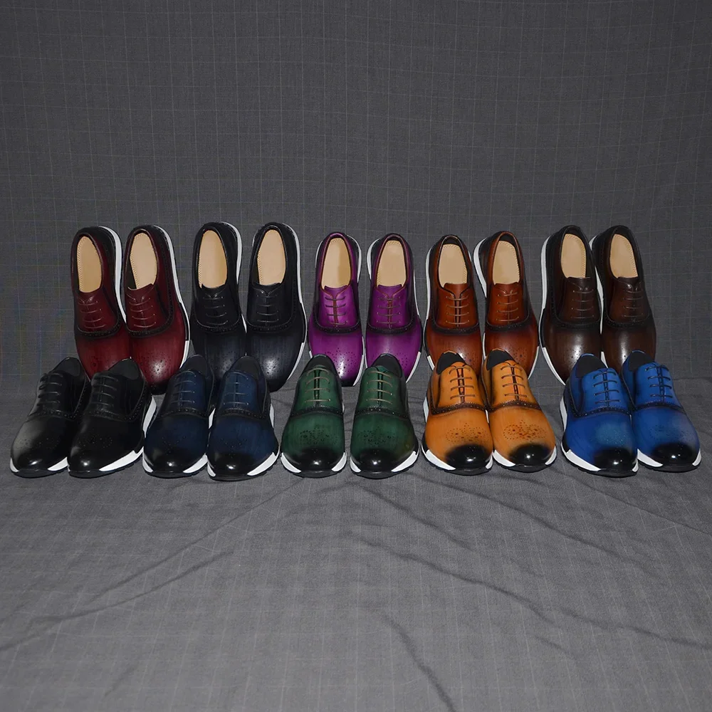 حذاء رياضي أكسفورد مصنوع يدويً - مراجعة Oxford Shoes Brogue وسعره