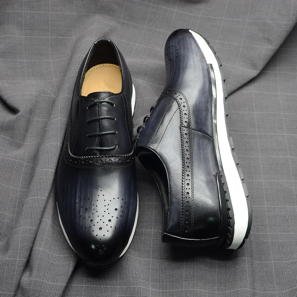 حذاء رياضي أكسفورد مصنوع يدويً - مراجعة Oxford Shoes Brogue وسعره
