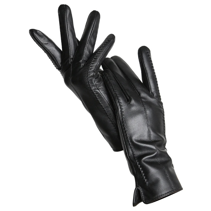 قفازات نسائية من جلد الغنم شتا - مراجعة Driving Gloves Leather وسعره