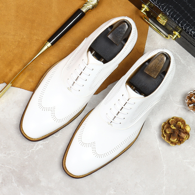 حذاء بروغ رجالي مقاوم للاهتراء - مراجعة Oxford Shoes Brogue وسعره