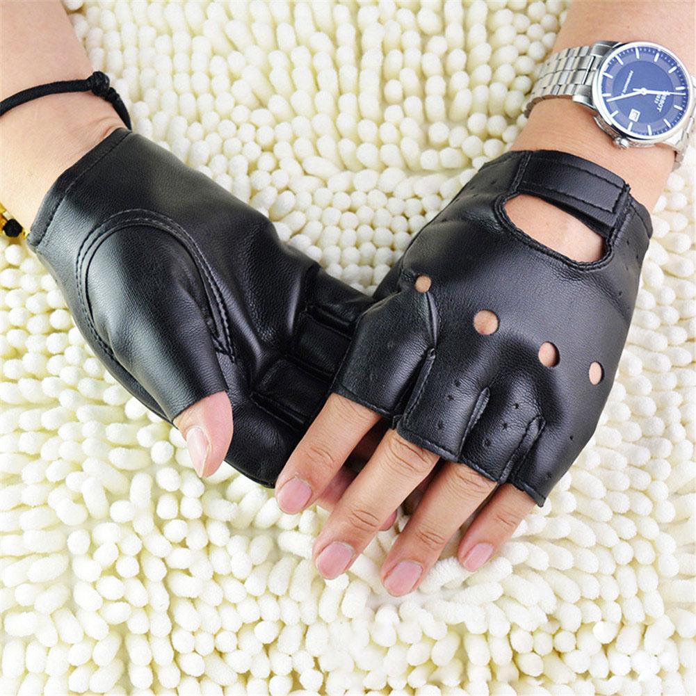 قفازات نصفية الأصابع للجنسين،  - مراجعة Driving Gloves Leather وسعره