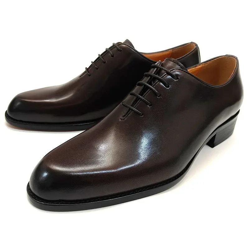 أحذية رجالية مصنوعة يدويًا من  - مراجعة Oxford Shoes Brogue وسعره