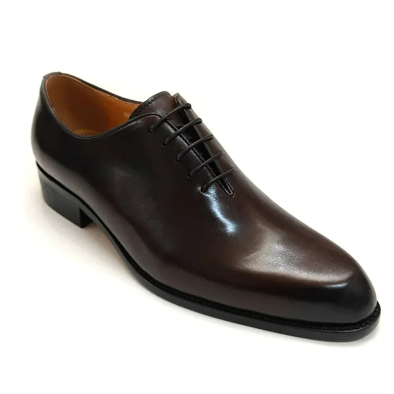 أحذية رجالية مصنوعة يدويًا من  - مراجعة Oxford Shoes Brogue وسعره