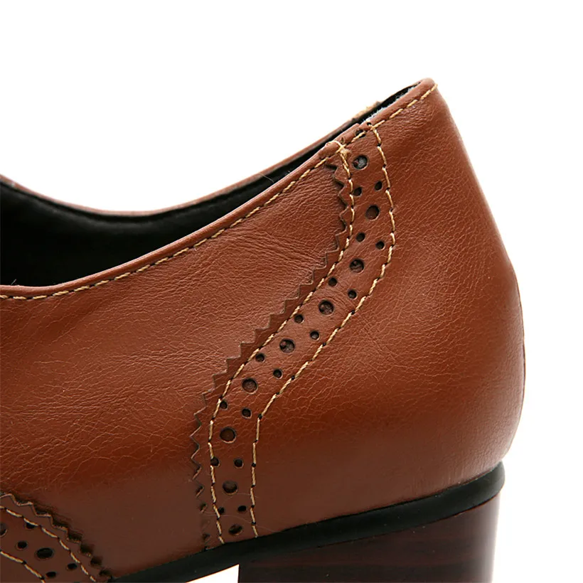 حذاء نسائي بريطاني أوكسفورد بك - مراجعة Oxford Shoes Brogue وسعره