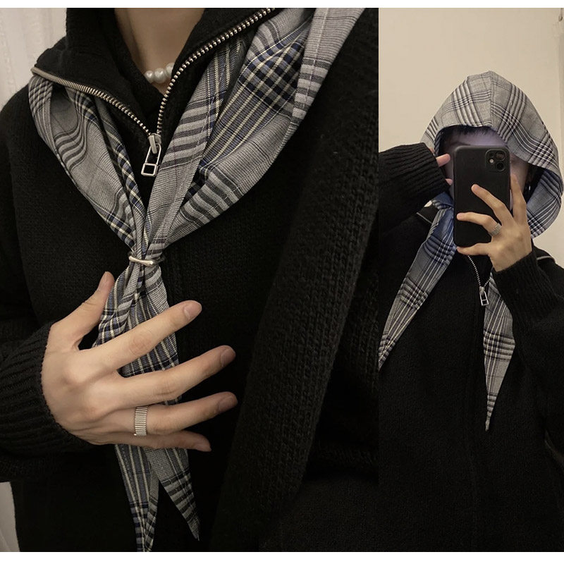 وشاح قطني أصلي بغطاء للرأس من  - مراجعة Men'S Fashion With Hat وسعره
