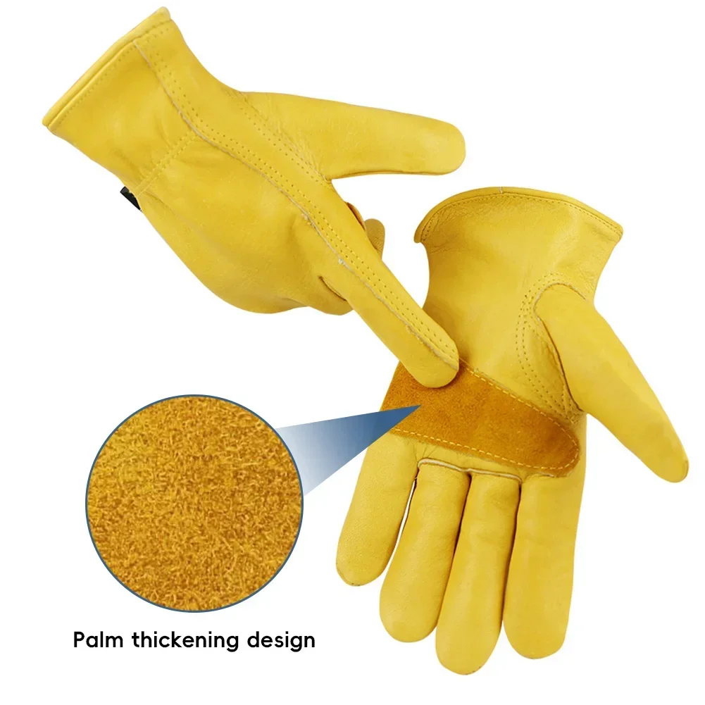 قفازات عمل جلدية آمنة للحدائق  - مراجعة Driving Gloves Leather وسعره