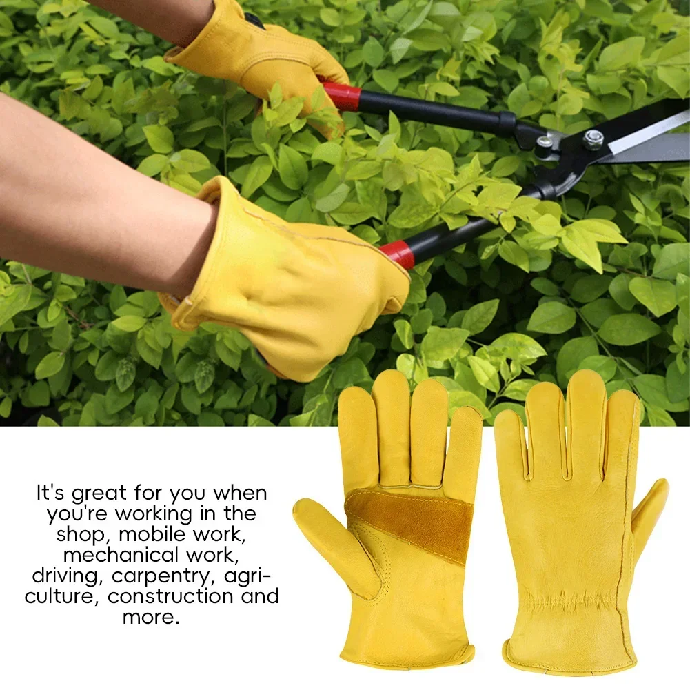 قفازات عمل جلدية آمنة للحدائق  - مراجعة Driving Gloves Leather وسعره