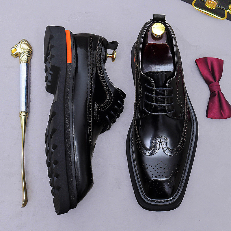 أحذية أكسفورد رجالية فاخرة من  - مراجعة Oxford Shoes Brogue وسعره