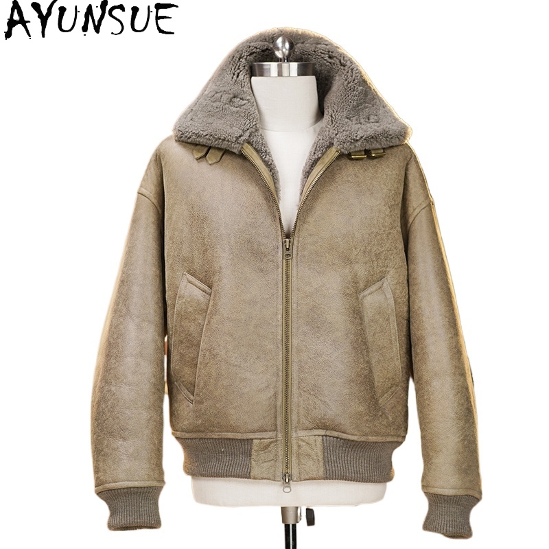 AYUNSUE الراقية معطف الفرو الط - مراجعة Mens Fashion Winter 2025 وسعره