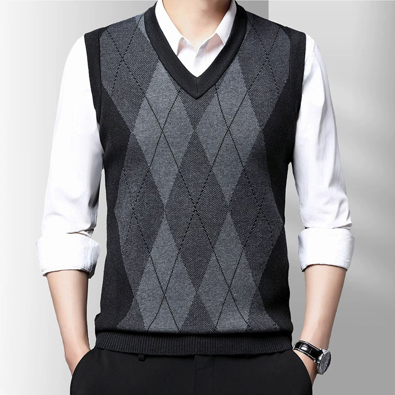 ربيع الخريف رجل سترة ناعمة ستر - مراجعة Men'S Fashion V Neck Sweater وسعره