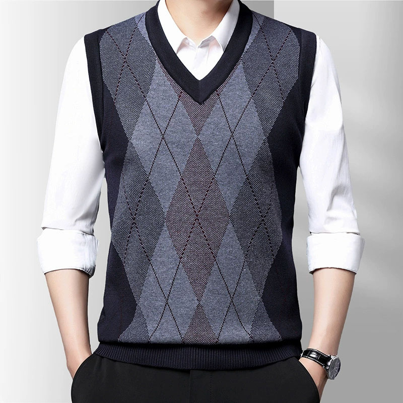 ربيع الخريف رجل سترة ناعمة ستر - مراجعة Men'S Fashion V Neck Sweater وسعره