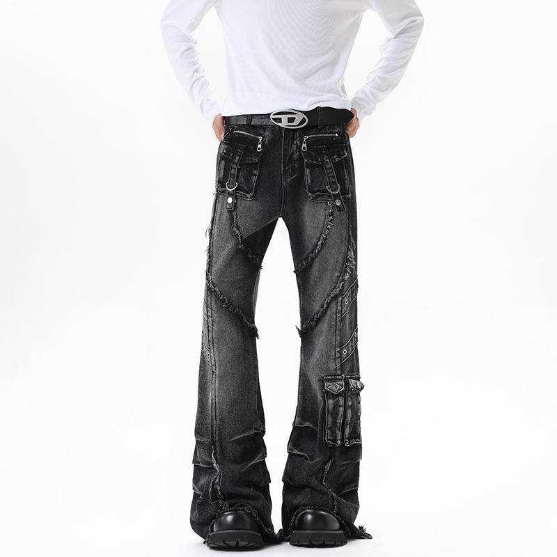 الرجال شخصية الشارع الجينز سست - مراجعة Men'S Fashion Jeans And Boots وسعره