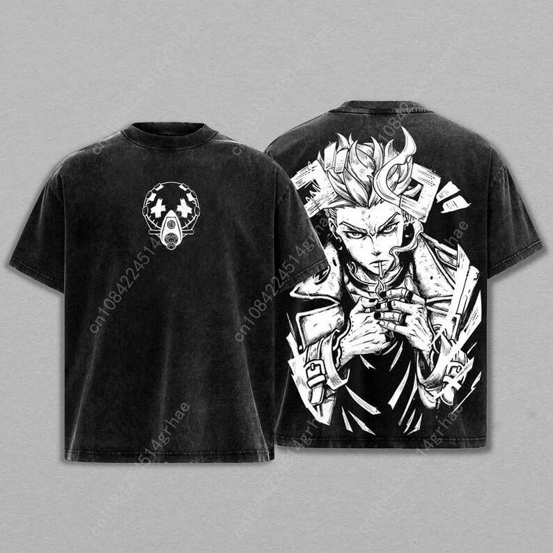تي شيرت غاتشياكوتا بتصميم أنيم - مراجعة Men'S Fashion Oversized T Shirt وسعره