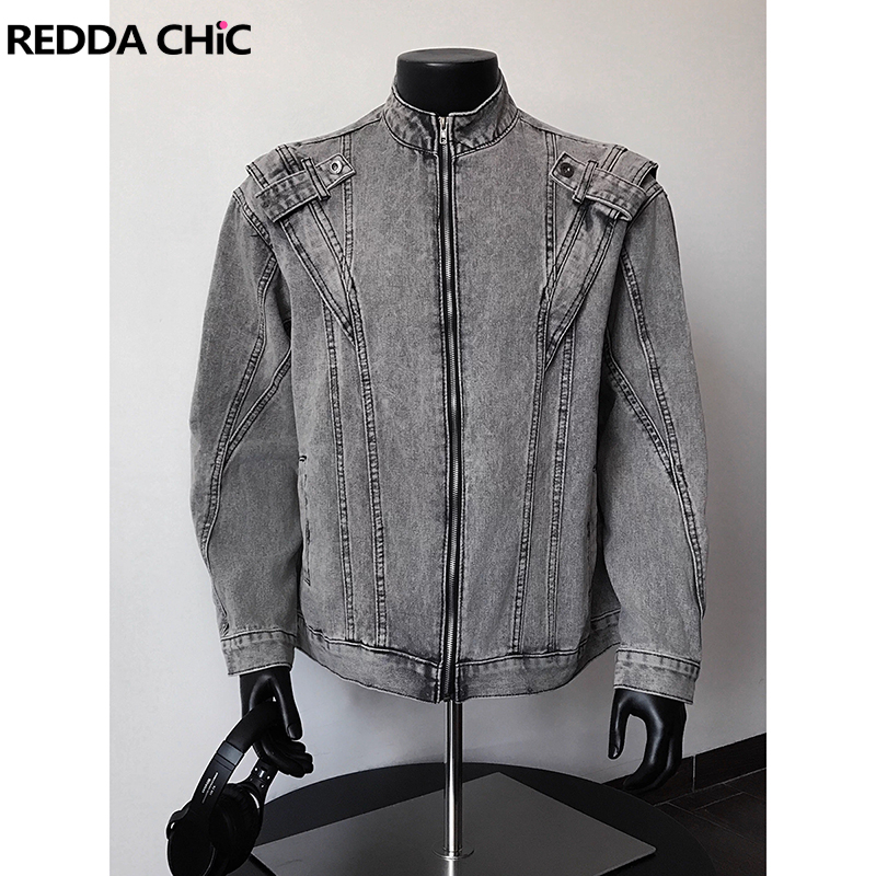 سترة منفوخة من قماش الدنيم للر - مراجعة Bomber Jacket Men وسعره
