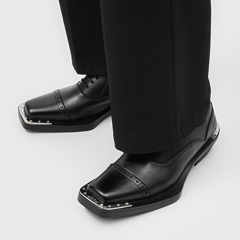 أحذية رجالية أنيقة بتصميم هيب  - مراجعة Oxford Shoes Brogue وسعره