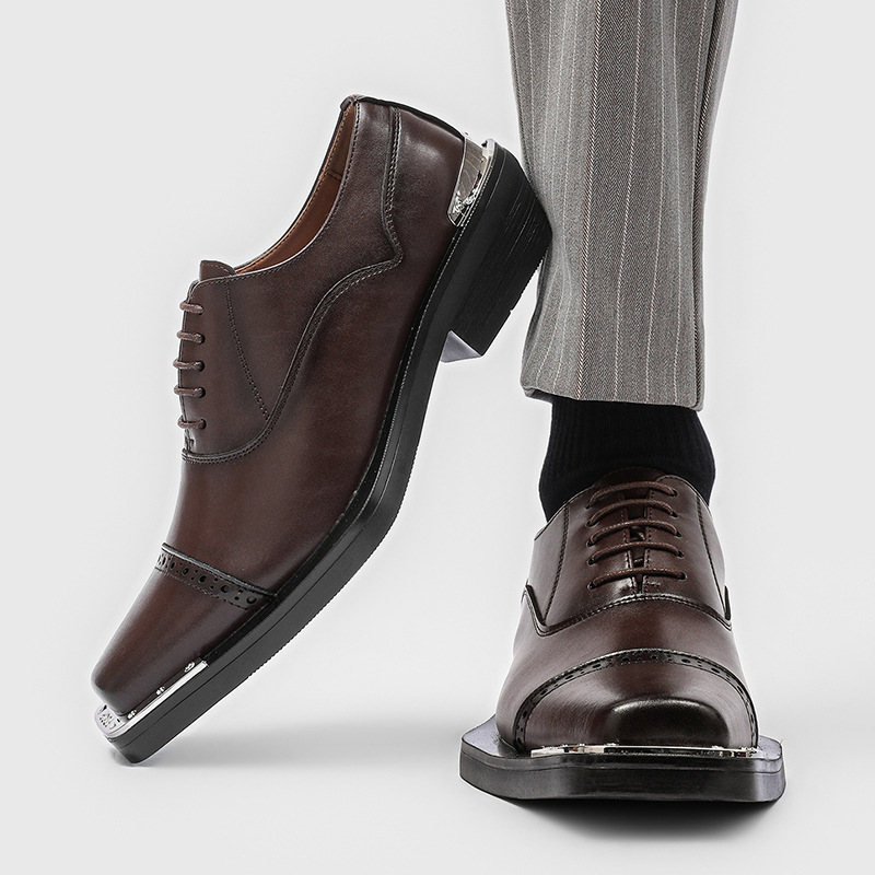 أحذية رجالية أنيقة بتصميم هيب  - مراجعة Oxford Shoes Brogue وسعره