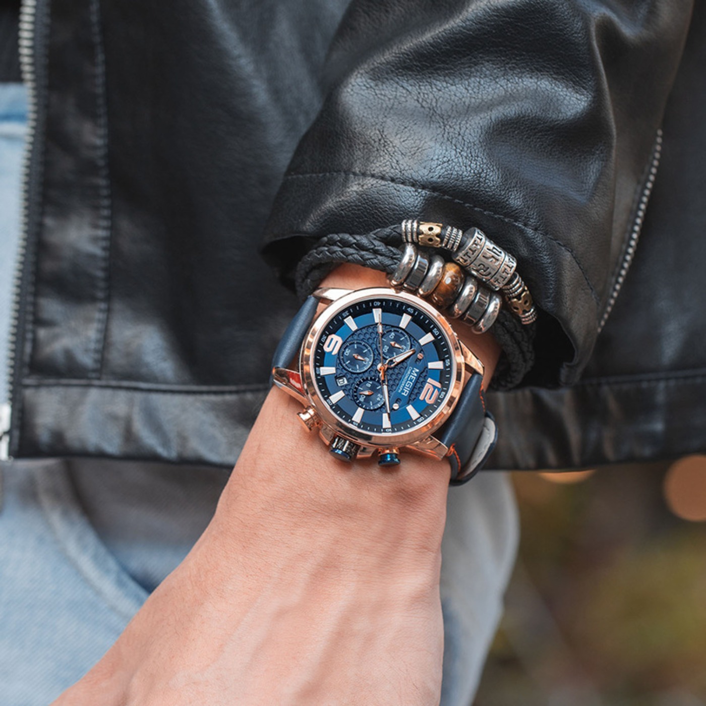 ساعات MEGIR 2020 الفاخرة للرجا - مراجعة Men'S Fashion Luxury Brands وسعره