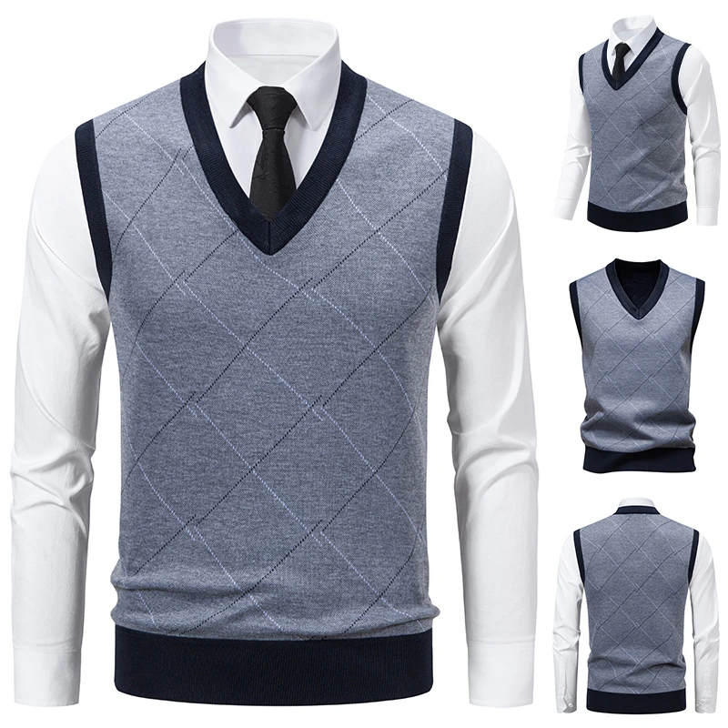 الرجال محبوك معطف شتاء في الخر - مراجعة Men'S Fashion V Neck Sweater وسعره